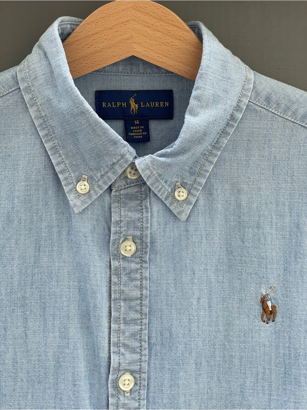Ralph Lauren Button-Down Shirt, light blue